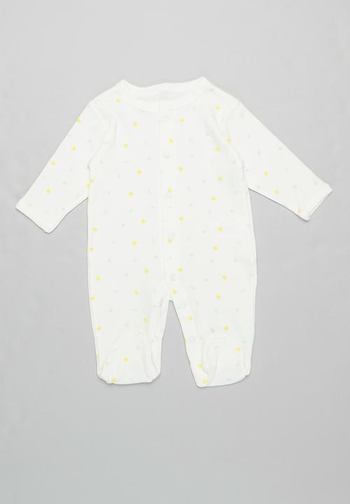 Pop Candy - Babygrow, bodysuit & bib set - white