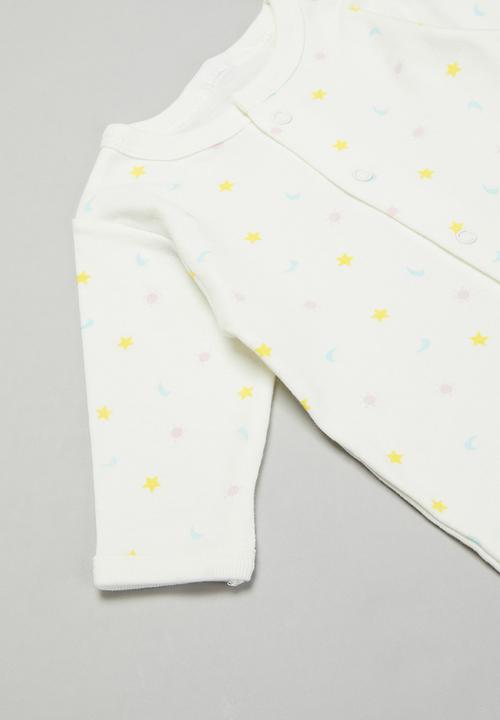 Pop Candy - Babygrow, bodysuit & bib set - white