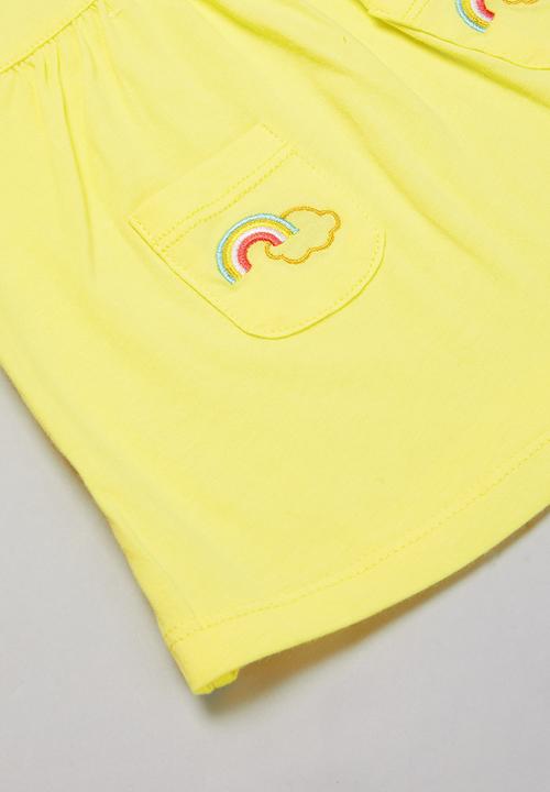 Pop Candy - Girls 3 piece set - yellow & white 