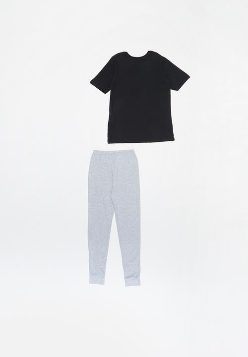 Pop Candy - Boys tee & pants pj set - multi