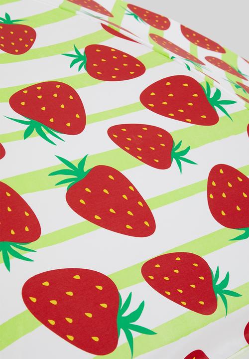 H&S - Beach umbrella - strawberry