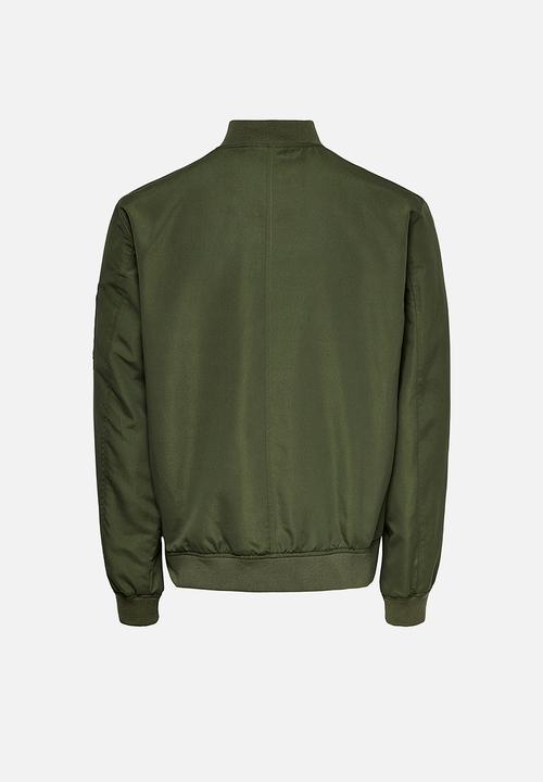 Only & Sons - Jack bomber - olive night