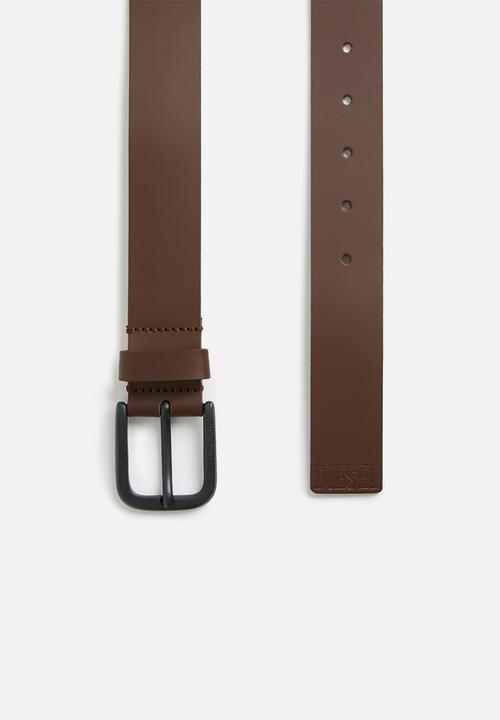 Diesel  - B-boldy leather belt - brown