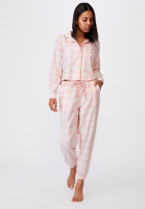 Cotton On - Flannel sleep shirt - gingham check