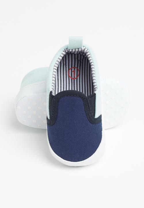 Pop Candy - Baby boys slip-on sneaker - blue