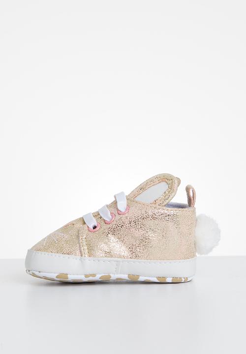 Pop Candy - Girls metallic sneaker - gold