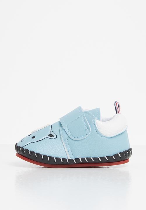 Pop Candy - Baby bear booties - blue