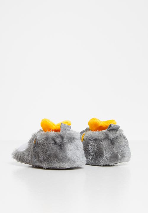 Pop Candy - Penguin booties - grey