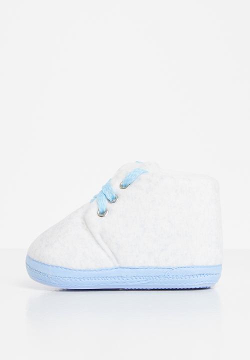 Pop Candy - Boys lace up booties - blue