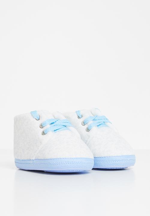 Pop Candy - Boys lace up booties - blue