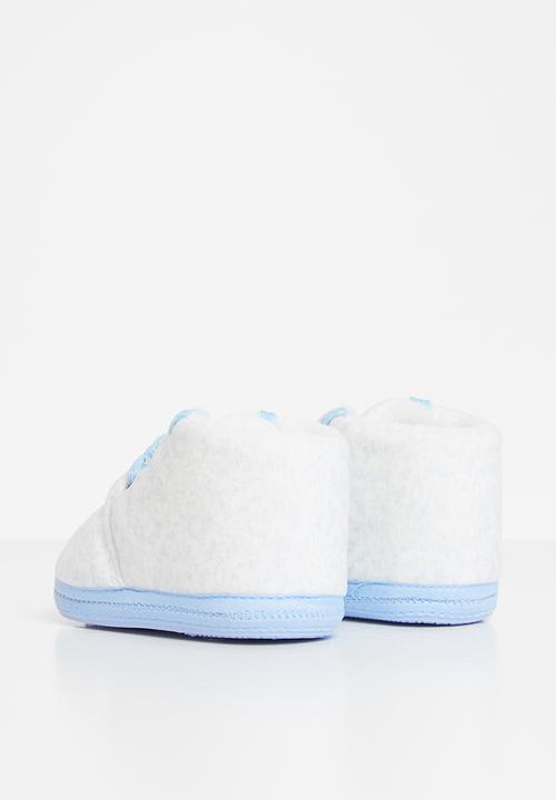 Pop Candy - Boys lace up booties - blue