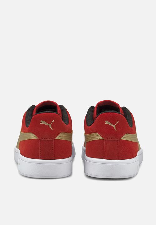 PUMA - Puma smash v2 - high risk red-puma team gold-puma white