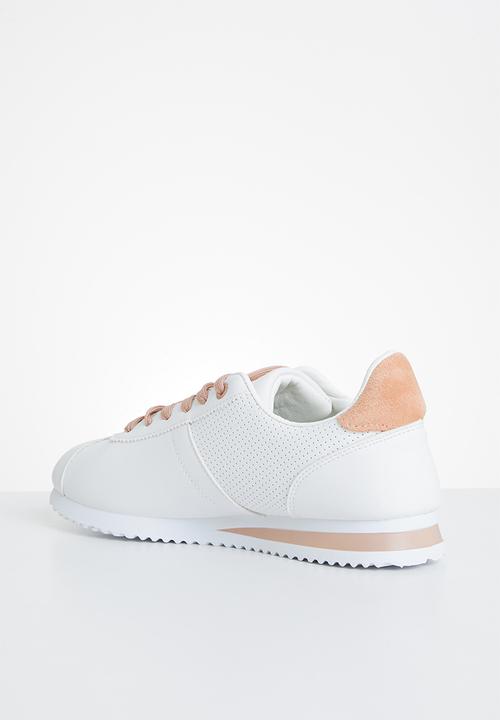 KANGOL - Prasa sneaker - white & pink