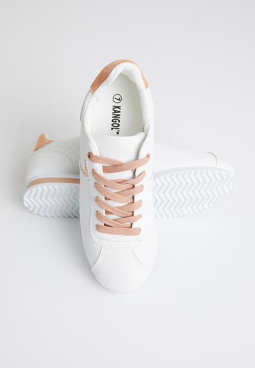 KANGOL - Prasa sneaker - white & pink