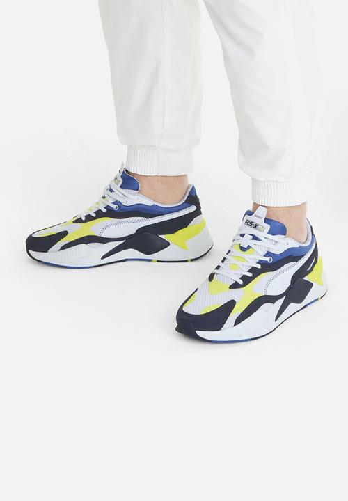 PUMA - Rs-x³ twill airmesh - puma white-peacoat