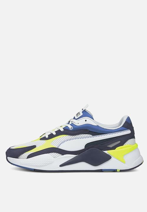 PUMA - Rs-x³ twill airmesh - puma white-peacoat