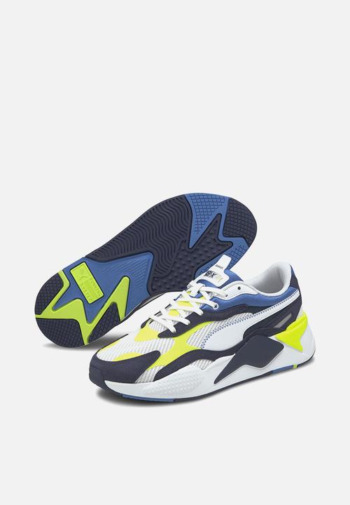 PUMA - Rs-x³ twill airmesh - puma white-peacoat