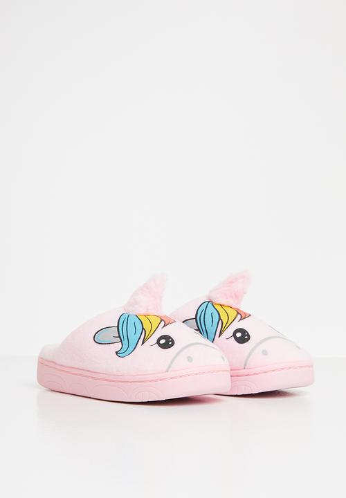 Pop Candy - Girls unicorn slippers - pink