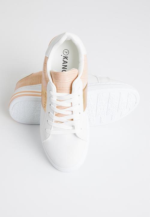 KANGOL - Stella sneaker - white & pink