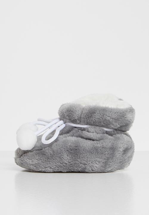 Pop Candy - Baby boys slippers - charcoal