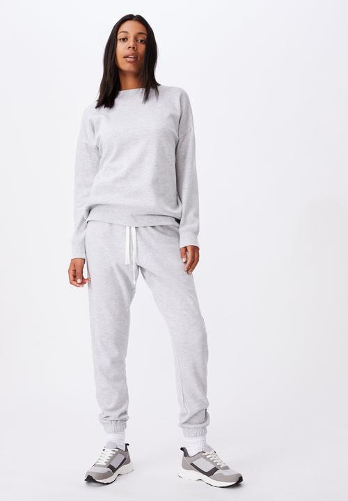 Cotton On - Lifestyle long sleeve crew top - grey