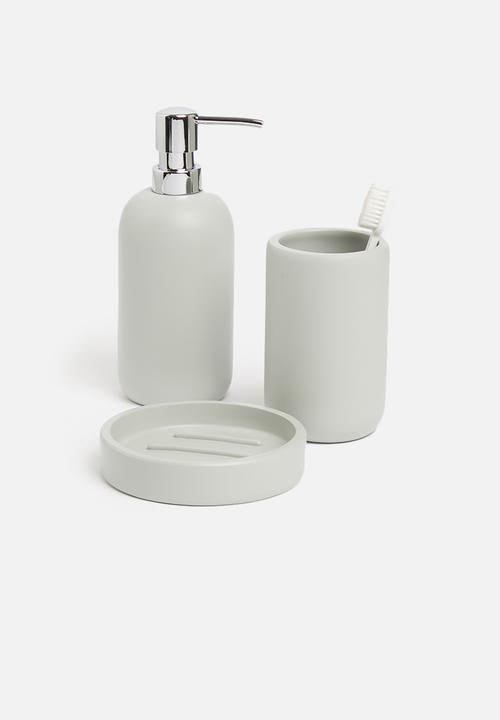 Sixth Floor - Otto polyresin tumbler - grey