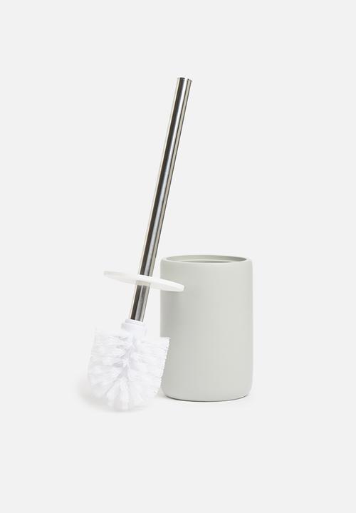Sixth Floor - Otto polyresin toilet brush - grey