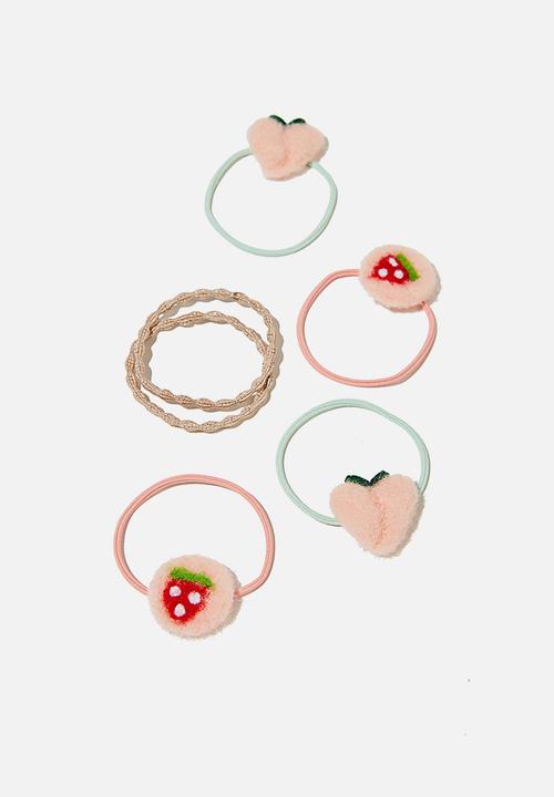 Cotton On - Hannah hair ties - pink 