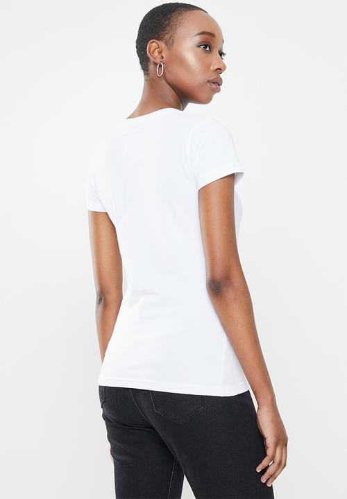 Aca Joe - Aca joe v neck T-shirt - white