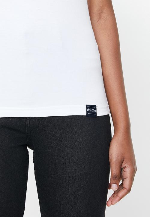 Aca Joe - Aca joe v neck T-shirt - white