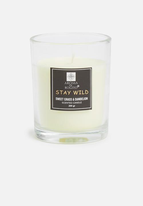 H&S - Sweet grass candle - charcoal