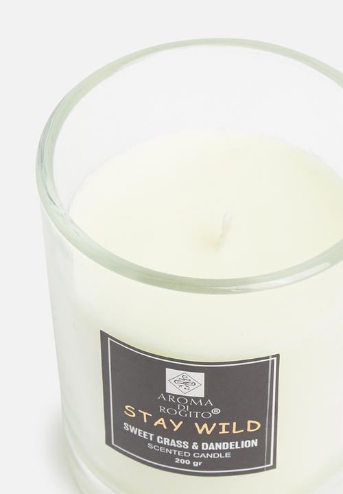H&S - Sweet grass candle - charcoal