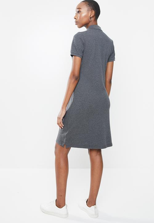 Aca Joe - Aca joe big logo golf dress - charcoal
