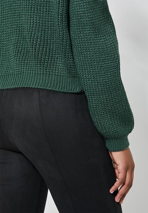 Superbalist - Knit crop cardigan - emerald