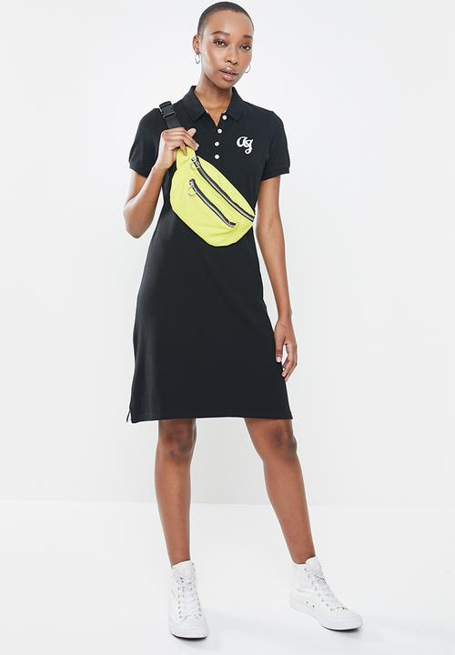 Aca Joe - Aca joe big logo golf dress - black