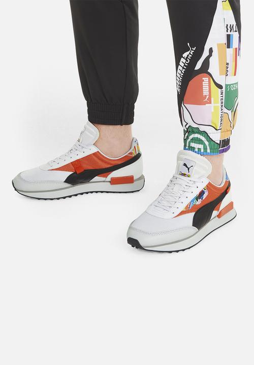 PUMA - Future rider intl game - puma white - tigerlily
