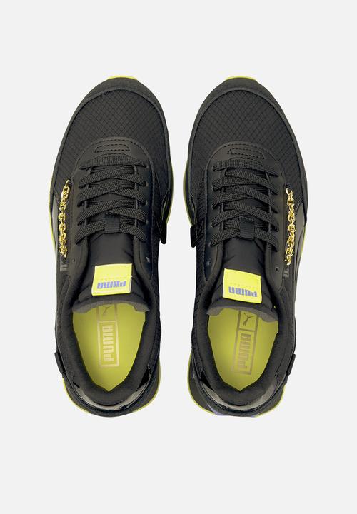 PUMA - Future rider dd wn's - puma black-nrgy yellow