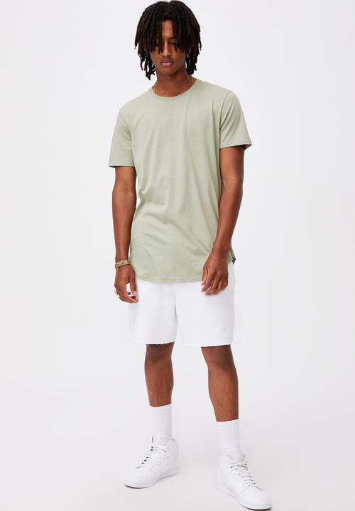 Factorie - Curved T-shirt - sage