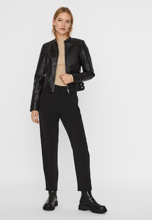 Vero Moda - Love short coated jacket - black