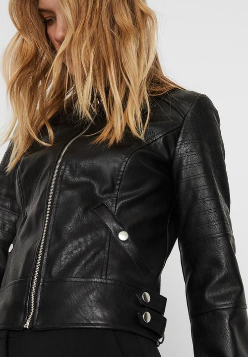 Vero Moda - Love short coated jacket - black
