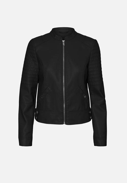 Vero Moda - Love short coated jacket - black