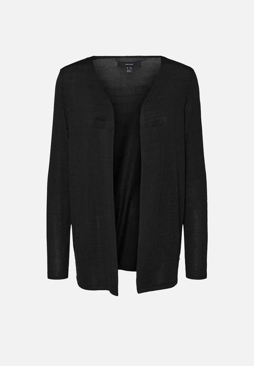 Vero Moda - Brianna long sleeve cardigan - black
