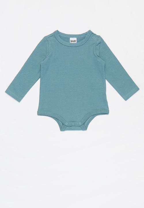 Cotton On - 3 Pack long sleeve bubbysuit - blue 