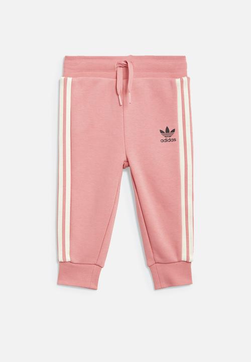 adidas Originals - Full zip hoodie set - trace pink