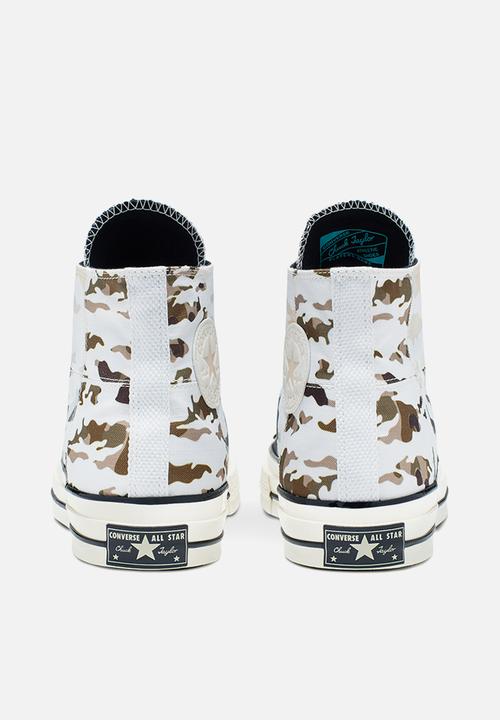 Converse - Chuck 70 blocked camo hoop hunter m hi - white/carbon grey