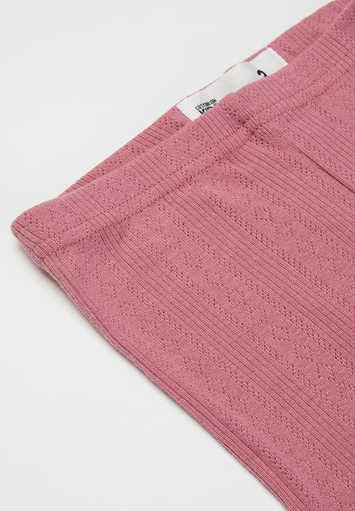 Cotton On - Huggie tights multipack - pink & purple 