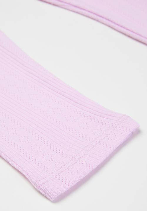 Cotton On - Huggie tights multipack - pink & purple 