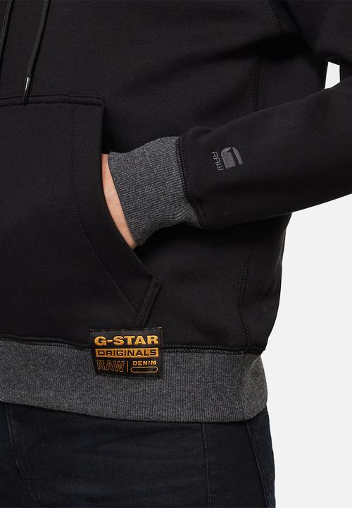 G-STAR - Premium core hoodie - black