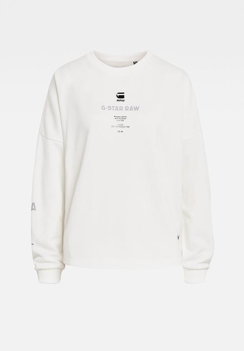 G-STAR - Multi gr relaxed sweat - milk