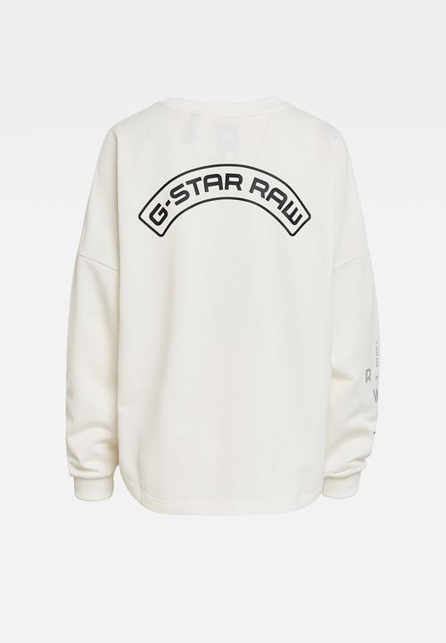 G-STAR - Multi gr relaxed sweat - milk